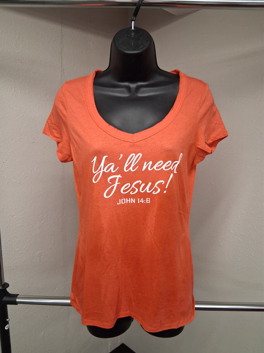 Ya'll Need Jesus Short Sleeve