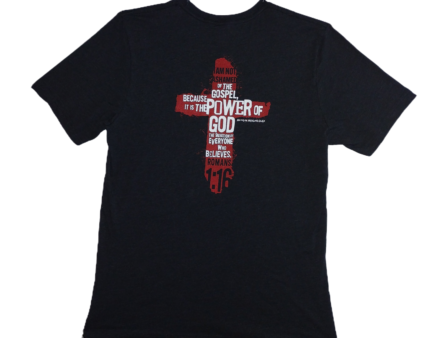 "I am not ashamed of the Gospel..." Short Sleeve T-shirt