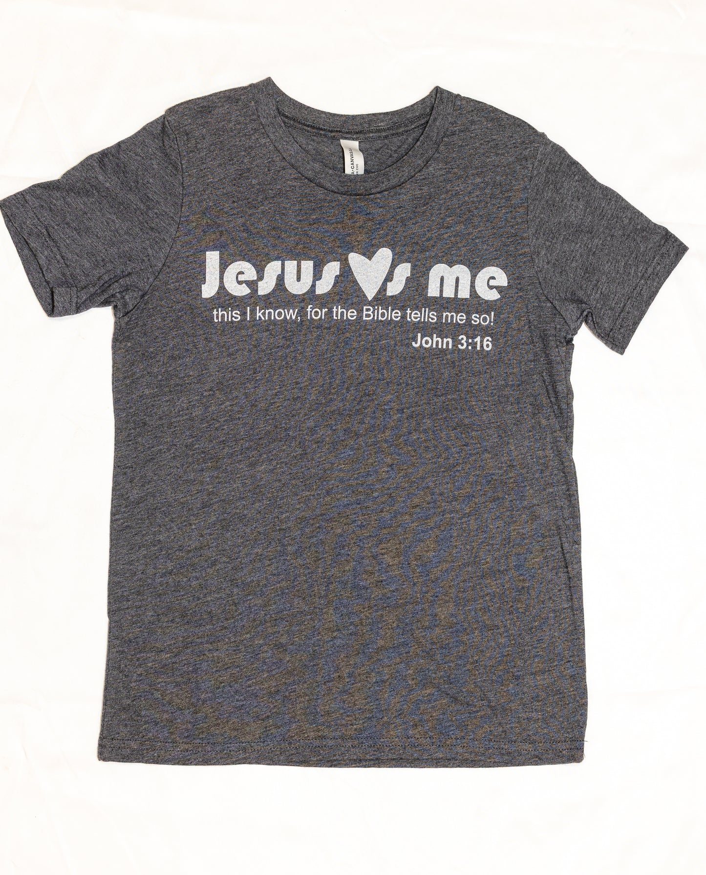 "Jesus Loves me"  youth short-sleeve t-shirt for kids