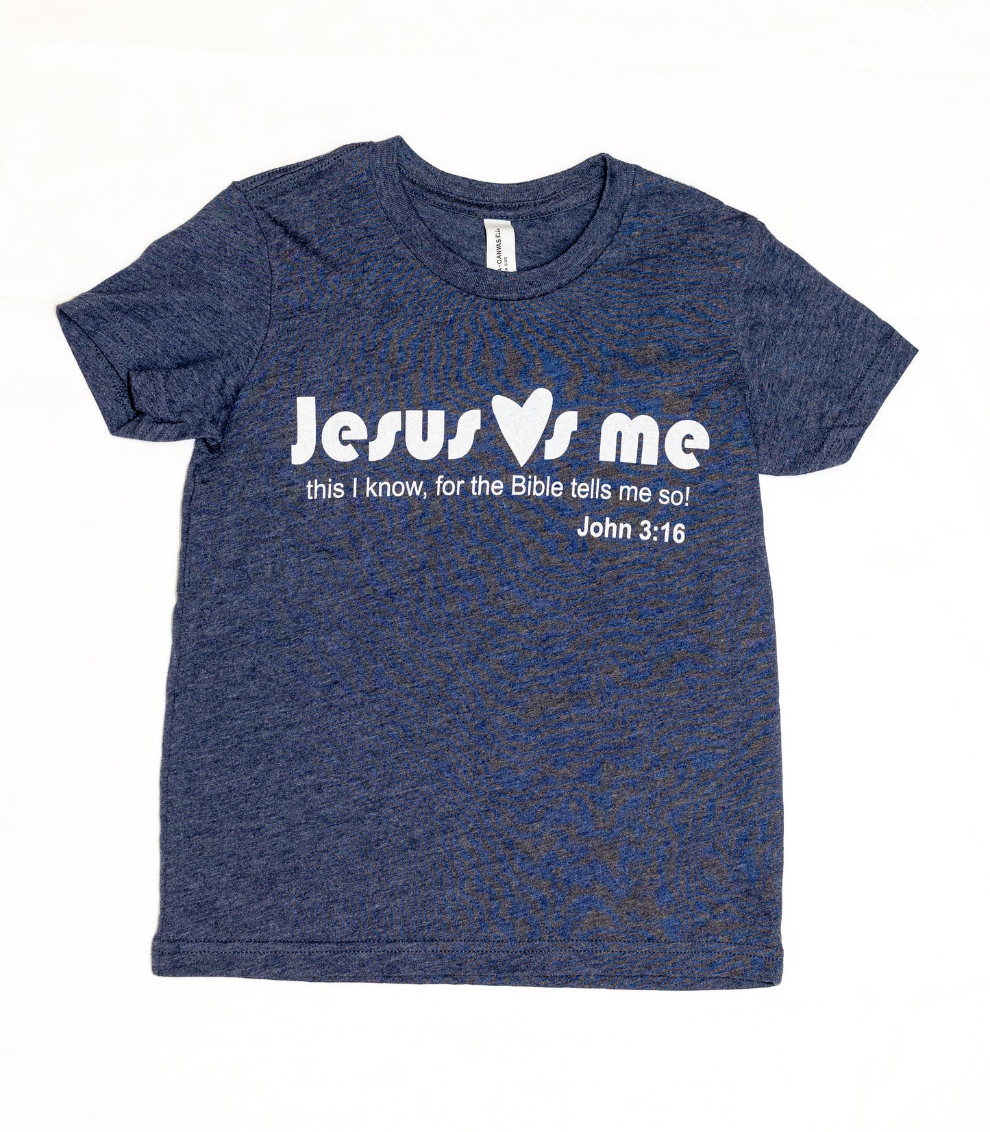 "Jesus Loves me"  youth short-sleeve t-shirt for kids